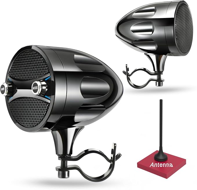 Motorcycle Speakers Motorcycle Bluetooth Speakers Motorcycle Speakers Bluetooth Waterproof Motorcycle Radio ATV Utv Sound System RZR Speakers Golf cart Stereo System Jet ski Speakers Sound bar