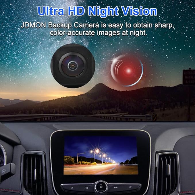 JDMON Backup Camera Replacement for Cadillac Escalade ESV Chevy Suburban Tahoe GMC Yukon XL 2015-2020 Reverse Rear Park Assist Camera Replacement for 23378804 23404613 23432248