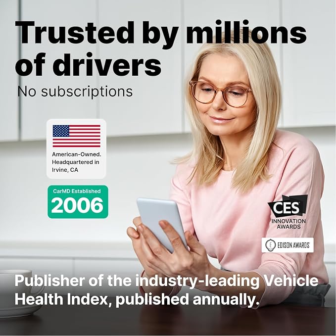 CarMD Connect All-in-One Vehicle Health Monitoring, Location Sharing and A.I. Auto Mechanic