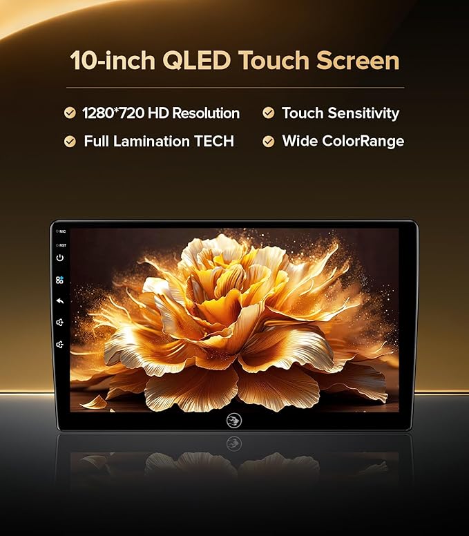 10 Inch for Ford F150 Radio 2004-2008, F250/F350/450/550 2008-2016 Radio Upgrade Wireless CarPlay Android Auto, Plug and Play, 5G Wi-Fi, Bluetooth 5.0 QLED Touch Screen Car Stereo