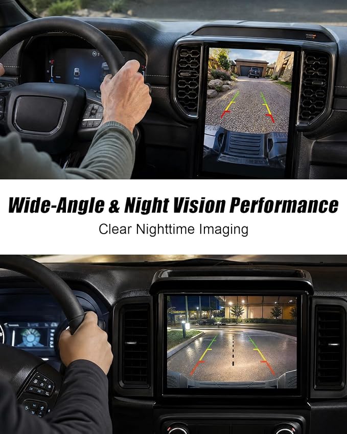 Rear Backup Camera Fit for Ford Ranger 2019 2020 2021 2022 2023 Replace KB3Z-19G490-B FO1960185 KB3Z19G490B PAC504, Rear View Camera Park Assist Backup Reverse Camera