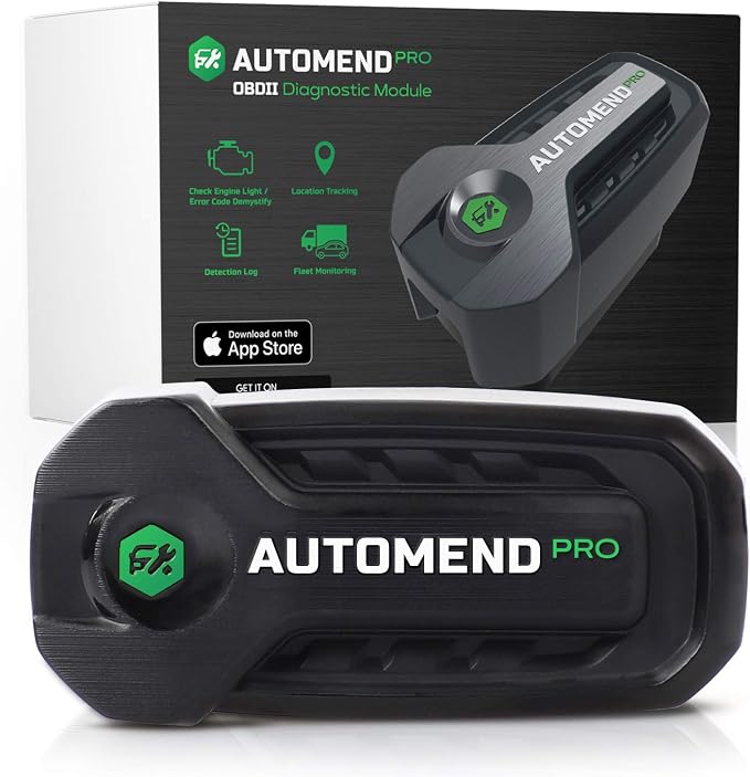 Automend Pro OBD2 Scanner - Automotive OBD2 Scanner Diagnostic Tool for iOS and Android | Bluetooth Car Code Reader for Most Vehicles | Easy to Understand Auto OBD Scanner and Check Engine Code Reader