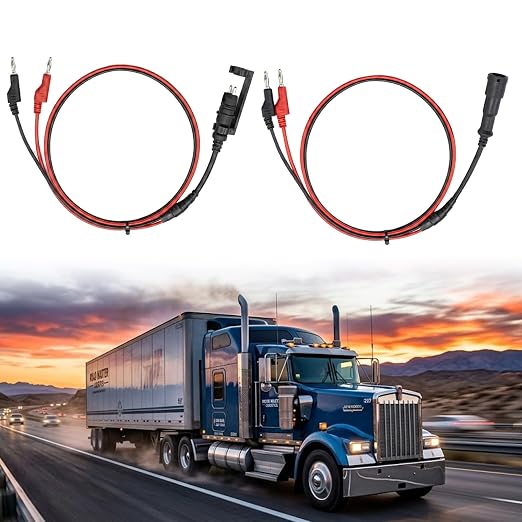 ABS Diagnostic Multimeter Cable for Heavy Duty Semi Trucks & Trailers | Male and female test leads included, No cutting or piercing factory wires, Stable connection for multimeter checks