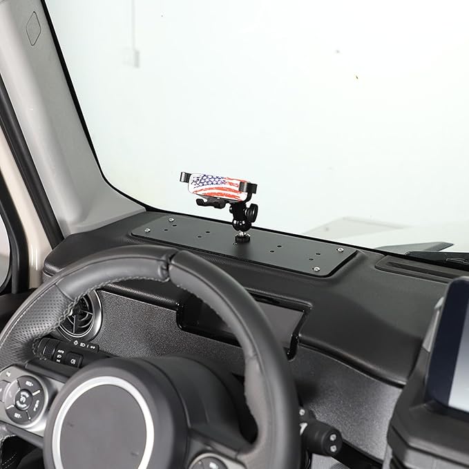 Car Central Control Multi-Function Phone Bracket Compatible with Ineos Grenadier 2020-2026 Dash Panel Cell Phone Holder Insert Accessories (Type C, Style B)
