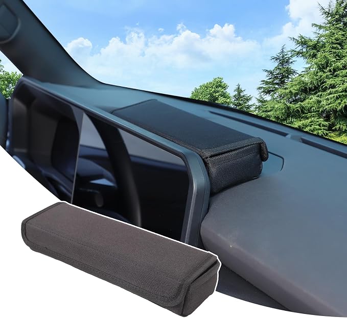 Navigation Screen Rear Storage Box Compatible with Toyota Land Cruiser 250 Prado J250 LC250 2024 2025 2026 Accessories Center Console Dash Storage Bag Organizer