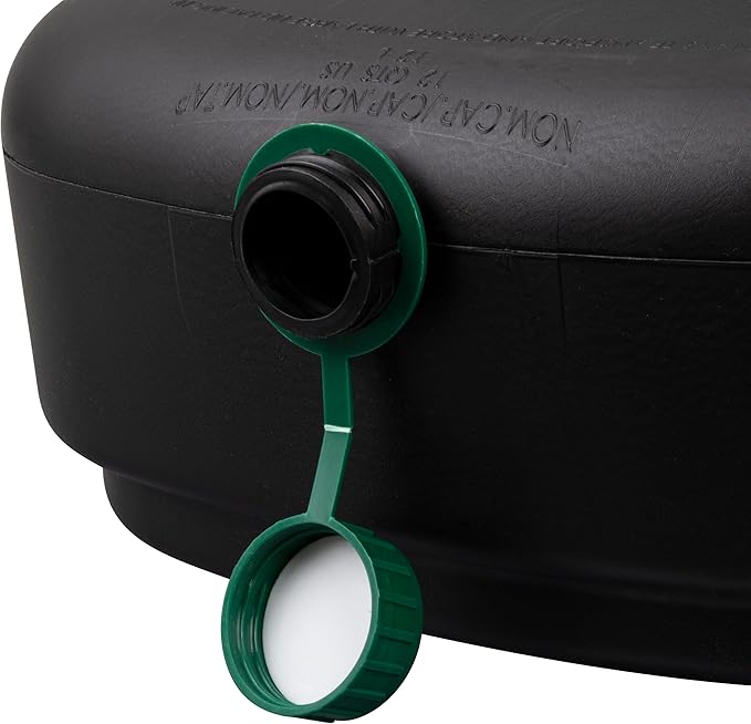 Scepter AM06984 12 Quart Oil Drain Pan with Lid, Filter Drain Screen, and Pour Spout for Automotive Fluids Including Engine Oil, Anti-Freeze, Transmission Fluid and More, 13" x 17-1/4" x 6"
