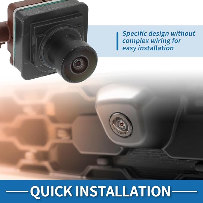 Front View Camera 360 Degree for Ford F-150 XL XLT Platinum 2021 2022 2023 Park Assist Camera Replace No.ML3T-19G490-BC/ML3T-19G490-BB