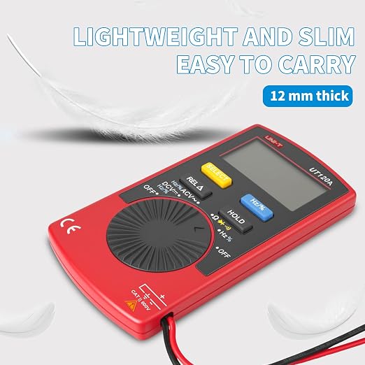 UNI-T UT120A Handheld Pocket Size Digital Multimeter AC/DC 600V Auto Range Continuity Buzzer Voltage Meters Testers