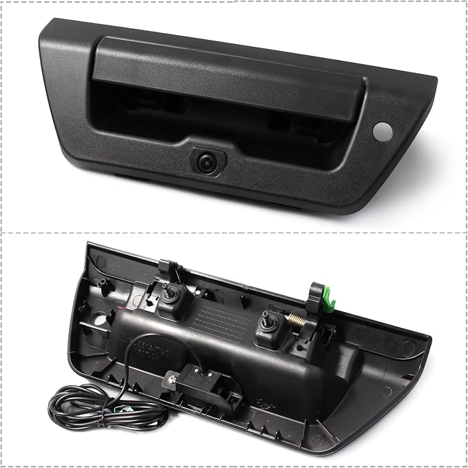 EWAY Tailgate Handle Backup Rear View Camera for Ford F150 2015 2016 2017 Manual Type Reverse Vehicle Backing Night Vision Aftermarket Reversing Cameras for Pickup Truck Black