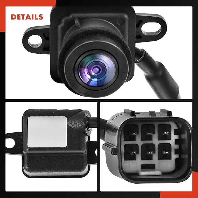 A-Premium Park Assist Camera Rear View Backup Reverse Camera Compatible with Select Jeep & Dodge Models - 2012-2013 Grand Cherokee, 2012-2013 Durango - Replace# 56054059AF