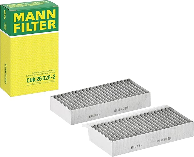 MANN-FILTER CUK 26 028-2 Cabin Air Filter with Activated Carbon