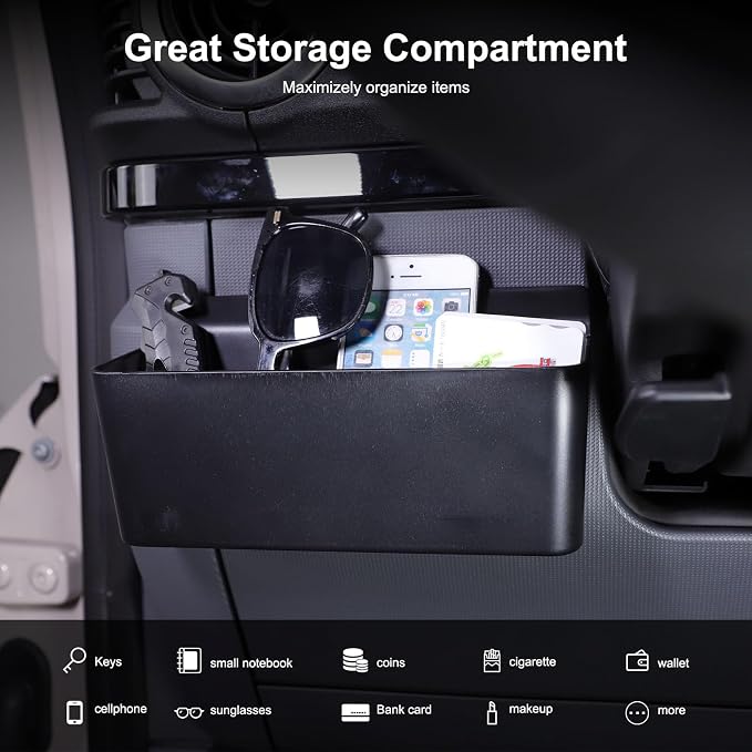 Center Console Dashboard Organizer Compatible with 2020-2024 INEOS Grenadier Accessories Non-Slip Center Console Left Side Dash Storage Box Phone Key Organizer Container