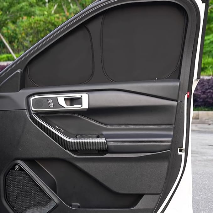 Side Window Sun Shades for Ford Explorer 2020-2025, Custom Fit, Driver & Passenger Side Windows for Max UV Protection, Heat Reduction & Privacy