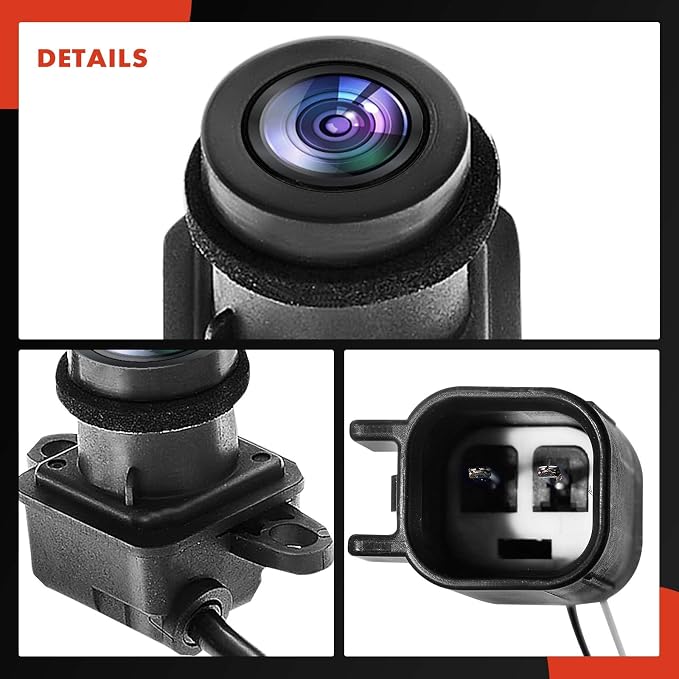 A-Premium Park Assist Camera Rear View Backup Reverse Camera Compatible with Select Jeep Models - 2014-2017 Compass, 2007-2017 Patriot - Replace# 68192986AD