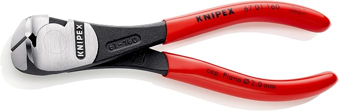 67 01 160 SB High Leverage End Cutting Nippers 6, 3" In Blister Packaging