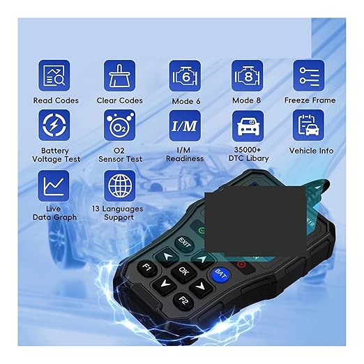 Automobile Fault Detector, OBD2 Scanner Diagnostic Tool Check Engine Light Vehicle Code Reader Car Fault Code Scanner