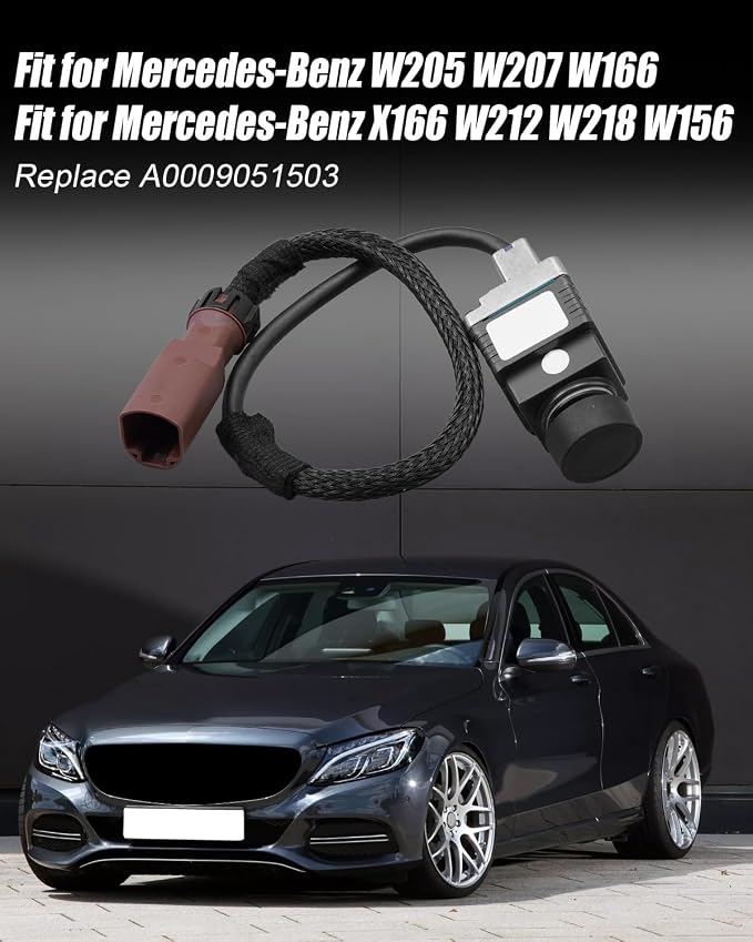 A0009051103 Front View Camera Fit for Mercedes-Benz W205 W207 W166 X166 W212 W218 W156 Surround Park Assist Camera 360° Surround Camera Replace A0009051503