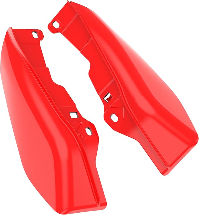 Color - Matched Mid Frame Air Deflectors Heat Shield, Perfectly Fit for Harley Touring Models 2009-2026 Scarlet Red