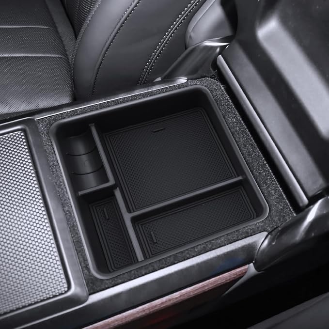 for Range Rover Center Console Organizer 2023 2024 2025 2026 Land Rover Range Rover Sport/Range Rover Accessories Armrest Tray Middle Storage Box (Without Refrigerator)