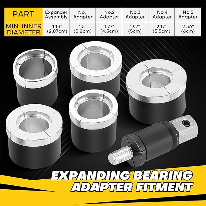 Cam Bearing Removal and Installation Tool Set | Camshaft Bearing Tool Installation Removal Ranging from 1.125" to 2.690" for Most Domestic and Imported Vehicle Trucks