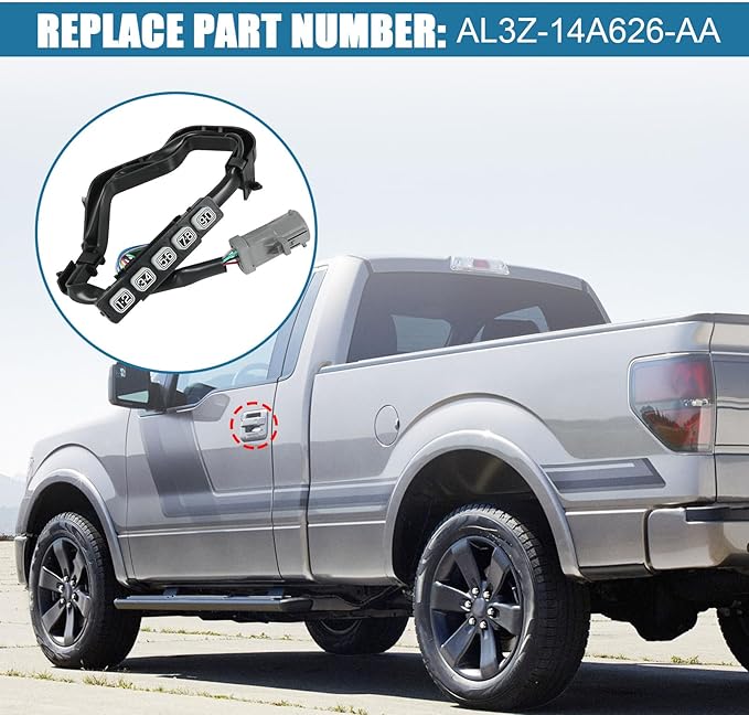 Keyless Entry Wired Door Keypad Actuator Push Button Array Manual Touch Compatible with Ford F-150 2004-2014 Compatible with Lincoln Mark LT 2006-2008 Replaces# AL3Z-14A626-AA