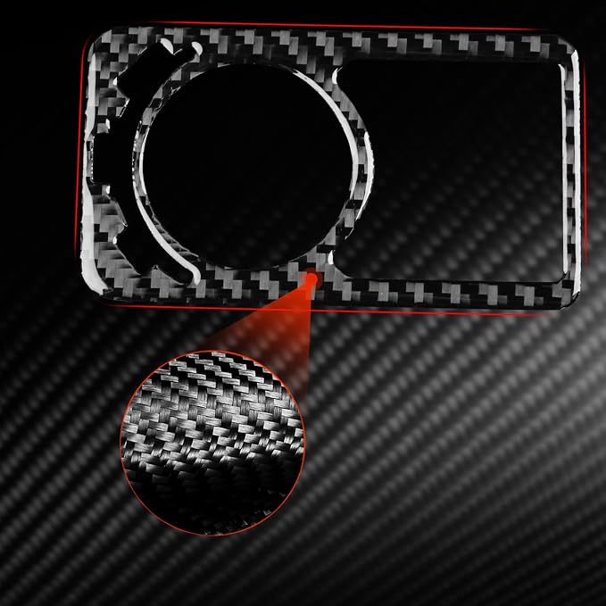 Soft Carbon Fiber Car Interior Interior Shift Side Cover 1/Piece Decorative Sticker for Lexus RC300 350 200T 15-24 Carbon Fiber Interior Accessories