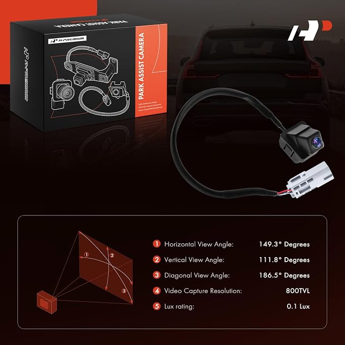 A-Premium Rear View Backup Camera Compatible with Buick | Parking Camera for 2019 2020 Envision
