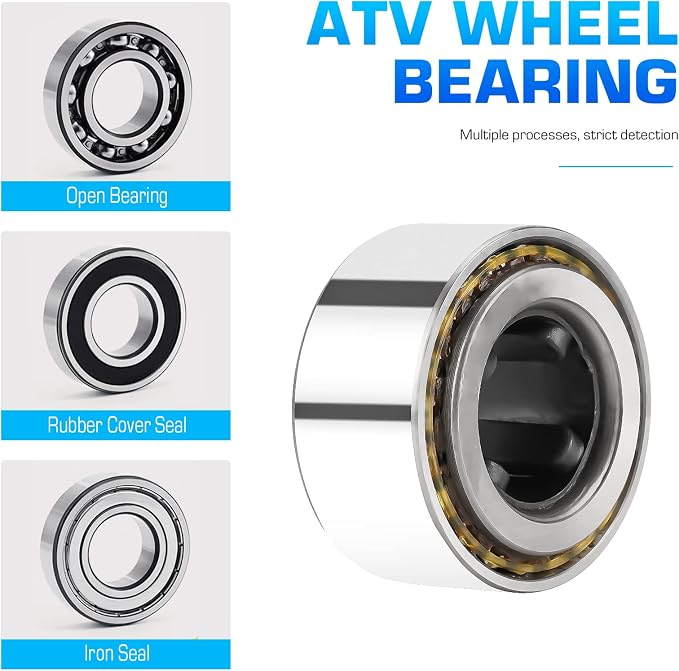 Rear Left or Right CV Axle & Wheel Bearing Kit for Arctic Cat 400/500 4X4 2X4 2002 2003 2004, 1 CV Axle and 1 Wheel Bearing