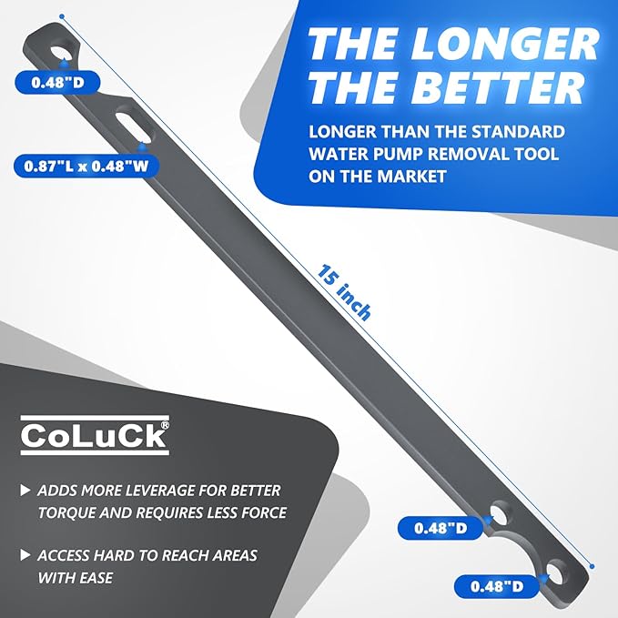 Fan Clutch Wrench Set,32mm & 36mm Clutch Fan Tool Wrench,Water Pump Pulley Holder Removal Tool For BMW, Ford, GM, dodge,Chevrolet,jeep Fan Clutch Removal Kit,Water Pump Holder
