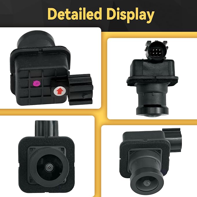 Rear Backup Camera Compatible with 2017-2023 Chrysler Pacifica, 2020 2021 2022 Chrysler Voyager, 170° Wide-Angle Rear View Camera Replaces 68227397AH 68227397AE 68227397AG