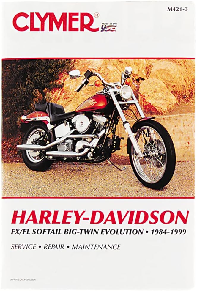 1984-1999 Harley FLS FXS Softail Clymer Repair Manual