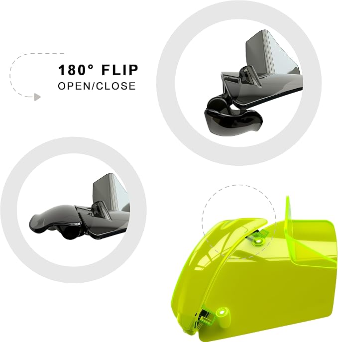 Side Wings Wind Air Deflector Fairing Fit for Harley 2024-2026 CVO Road Glide ST FLTRXSTSE 2024-2026 Road Glide FLTRX 2023-2025 CVO Road Glide FLTRXSE (Green)