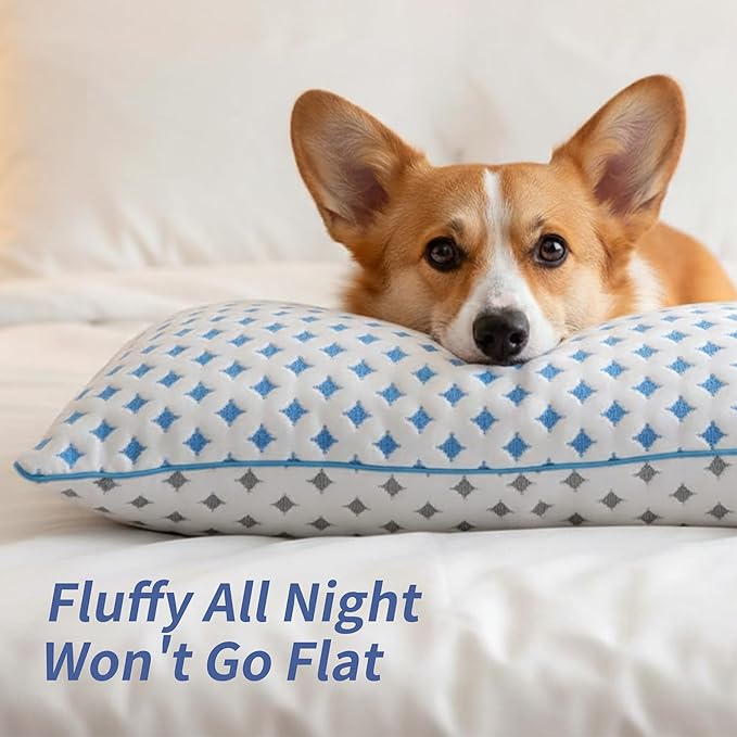 Memory Foam Pillow – Adjustable Loft Cooling Pillow King Size 1 Pack for Sleeping, Firm, Supportive, and Breathable Design for Hot, Side, Back, and Stomach Sleepers