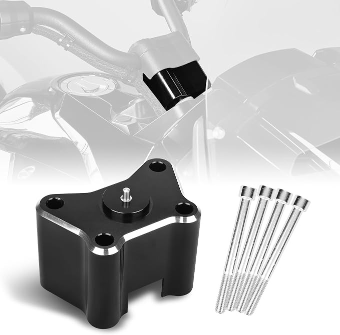 Aluminum 2" Rise Handlebar Riser Kit For Can Am Spyder RT 2020+ & F3/F3T/F3 Limited All Years | 1-3/4" Backward Handle Bar Adjustable Accessories (B)