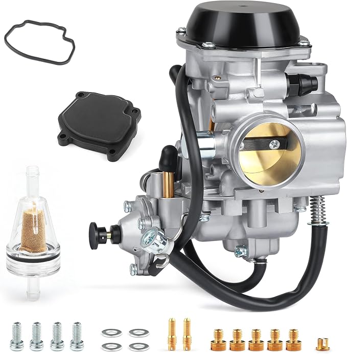Carb Carburetor Assembly and Specialized Diaphragm Cover For Arctic Cat 400 500 2x4/4x4 1998-2001 Bearcat 454 4x4 1998 0470-361