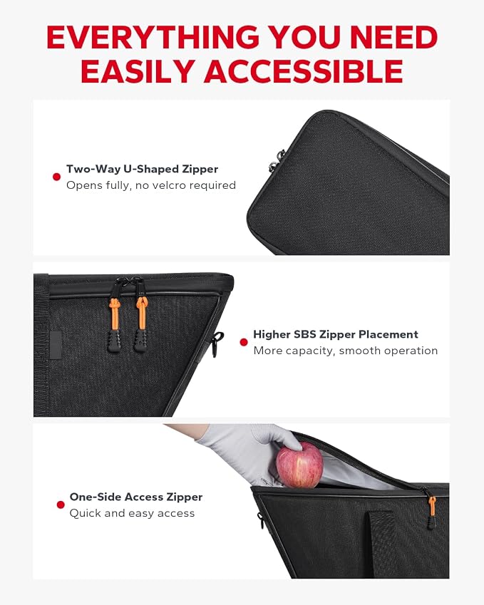 Amazicha Saddlebag Liner Bags 2 Pcs Hard Saddle Bags Insert Storage Bag 900D Oxford Motorcycle Saddlebag Organizer Fit for Harley Touring Road Glide Street Glide Road King Electra Glide 1993-2025