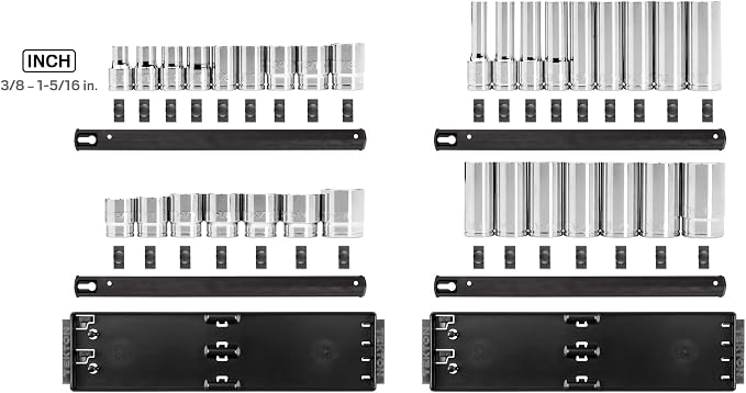 TEKTON 1/2 Inch Drive 12-Point Socket Set, 32-Piece | SHD92206