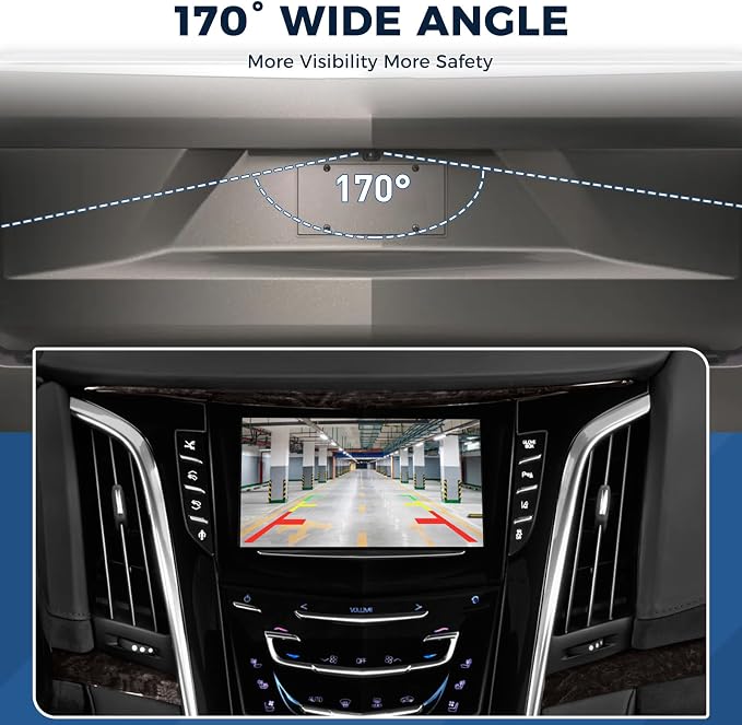 Backup Camera Fit for Cadillac Escalade ESV,Fit for Chevy Tahoe Suburban,Fit for GMC Yukon Denali 2015-2020 Rear View Park Assist Camera Replace 23378804 23404613 23432248