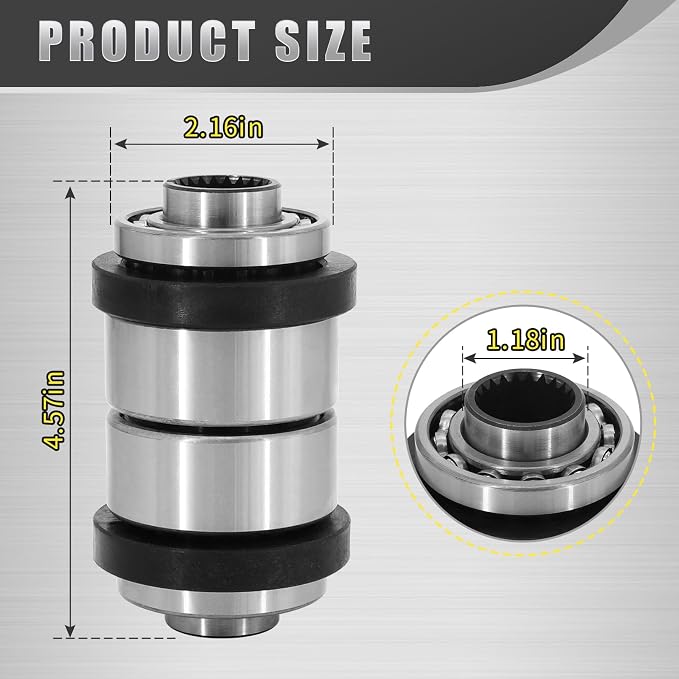 3236672 Front Differential OST Output Hub For Polaris Ranger 400 4x4 2011-2014, Ranger 800 6x6 2011-2016, Sportsman 570 Efi 2014-2021, Sportsman Touring 570 Efi 2014-2020