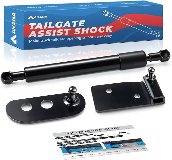ARANA Tailgate Assist Shock for Chevy Silverado & GMC Sierra 1500 2019-2025, Tail Gate Soft Open Mods Damper Kit,1 Pack