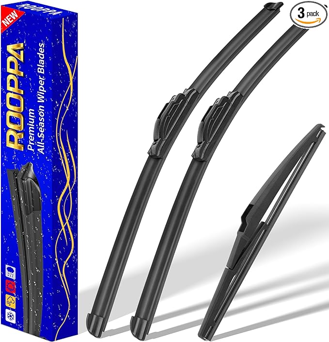 3 wipers Replacement for 2012-2017 Toyota Prius V, Windshield Wiper Blades Original Equipment Replacement - 26"/19"/11" (Set of 3) U/J HOOK