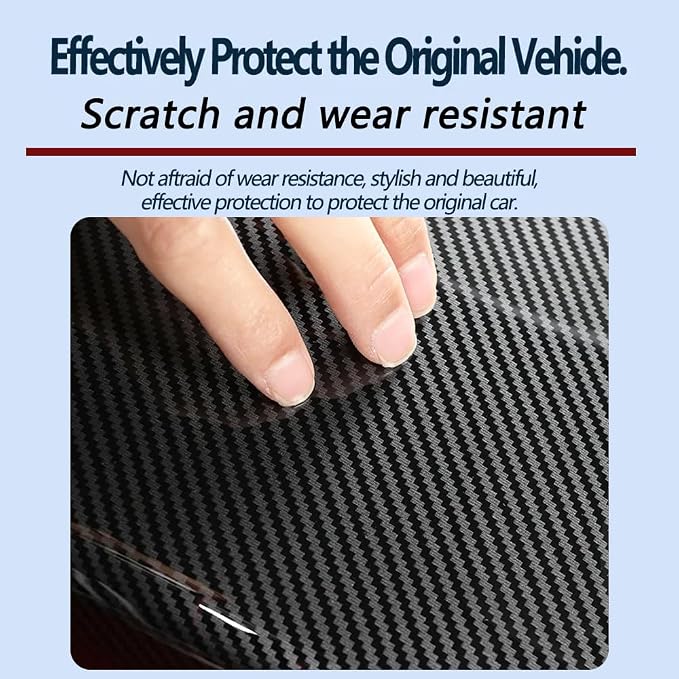 for 11th Gen Civic Type R FL5 Typer Manual Transmission Central armrest Box Cover Type R FL5 Typer Door armrest Cover Interior Modification FL5 Accessories (Carbon Fiber Pattern)