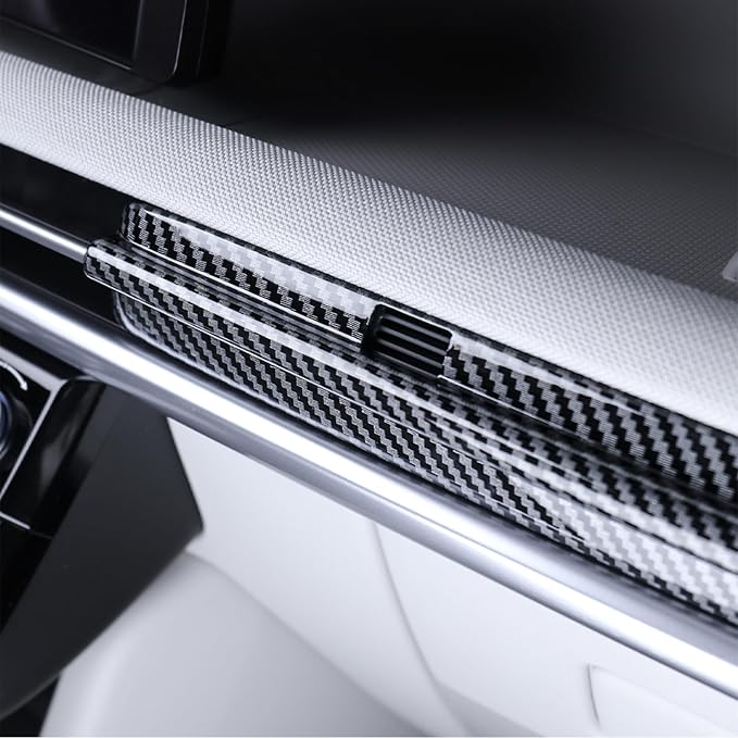Co-Pilot Air Vent Cover Trim Compatible with Hyundai Tucson 2025 Accessories (Carbon Fiber Pattern)