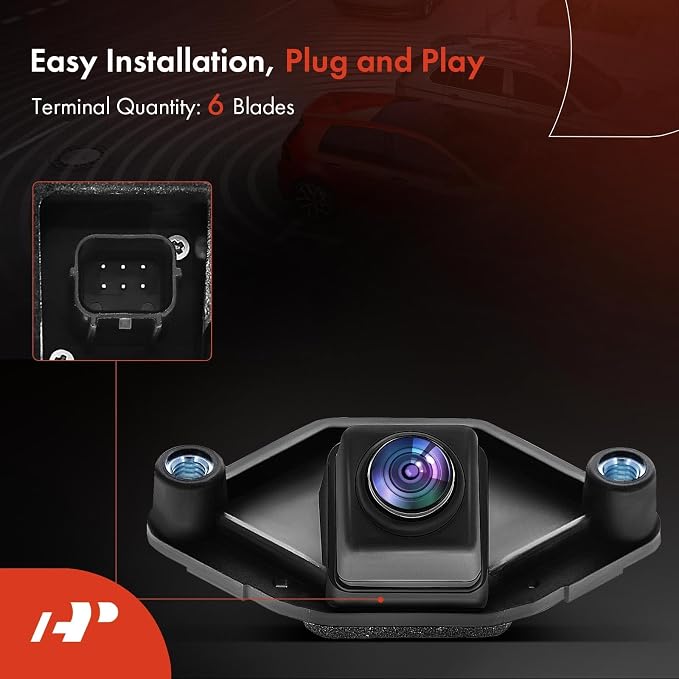 A-Premium Rear View Backup Camera Compatible with Nissan | Parking Camera for 2018 2019 2020 2021 2022 Rogue Sport - Replace# 28442HV00A