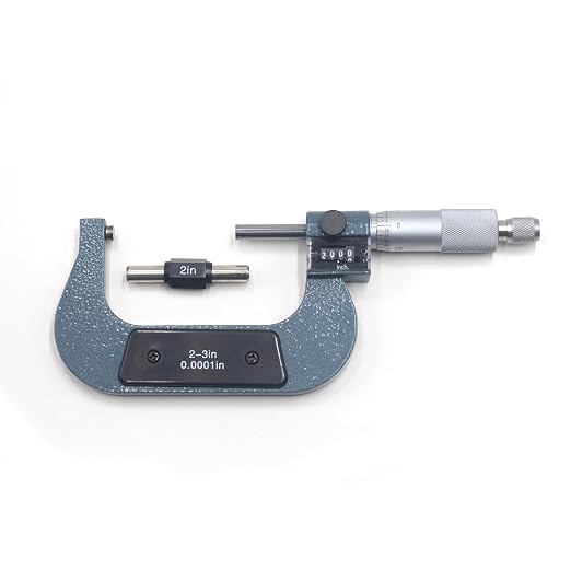 HFS(R) 2-3" Mechanical Digital Outside Micrometer Digit Counter Carbide Tips 0.0001"