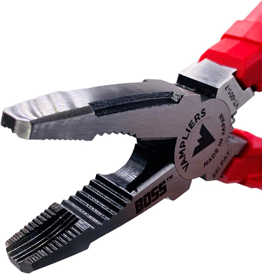 VAMPLIERS 2-PC Screw Extractor Pliers Set: 6.25" + 7" Screw Removal Pliers. Unique Non-slip Jaws. Made in Japan.