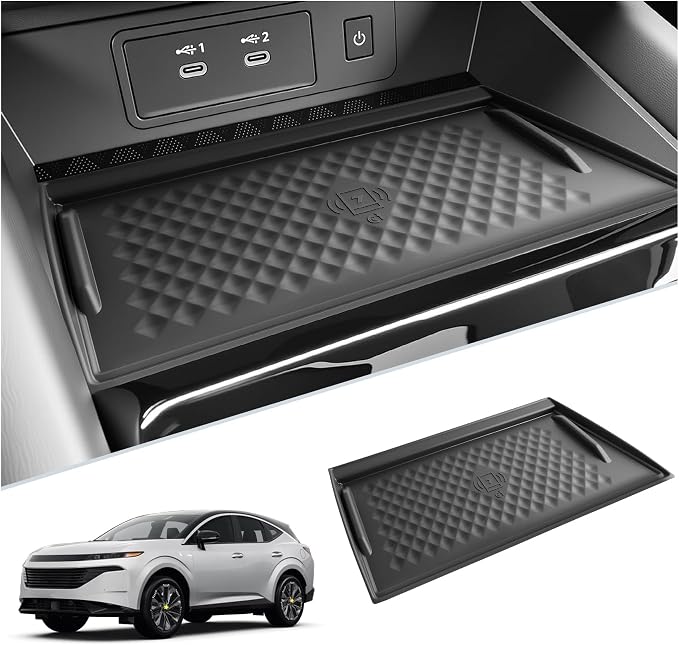 SKTU for 2025 2026 Nissan Murano Accessories Wireless Charging Mat for 2025 2026 Nissan Murano (SV/SL/Platinum) Center Console Non-Slip Pad 2025 2026 Murano Console Mat 2025 2026 Murano SL Accessories