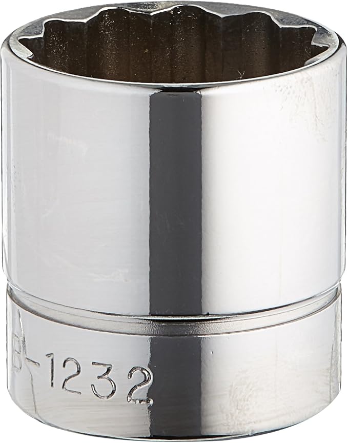 Williams B-1232 3/8 Drive Shallow Socket, 12 Point