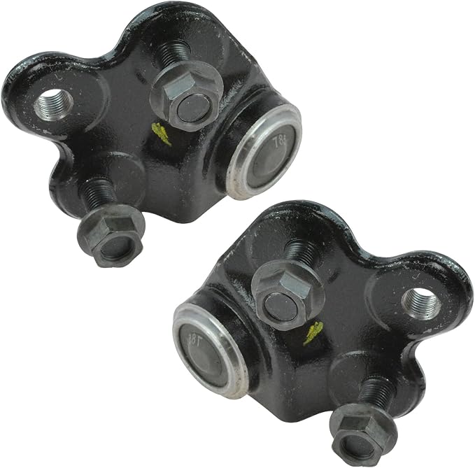TRQ Front Lower Driver and Passenger Side Ball Joint Set Compatible with 2006-2011 Honda Civic