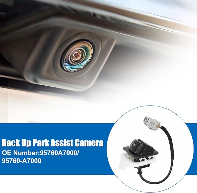 ACROPIX Car Rear View Back Up Camera Wide Angle Park Assist Reverse Camera Fit for Kia Forte Sedan No.95760A7000/95760-A7000 - Pack of 1